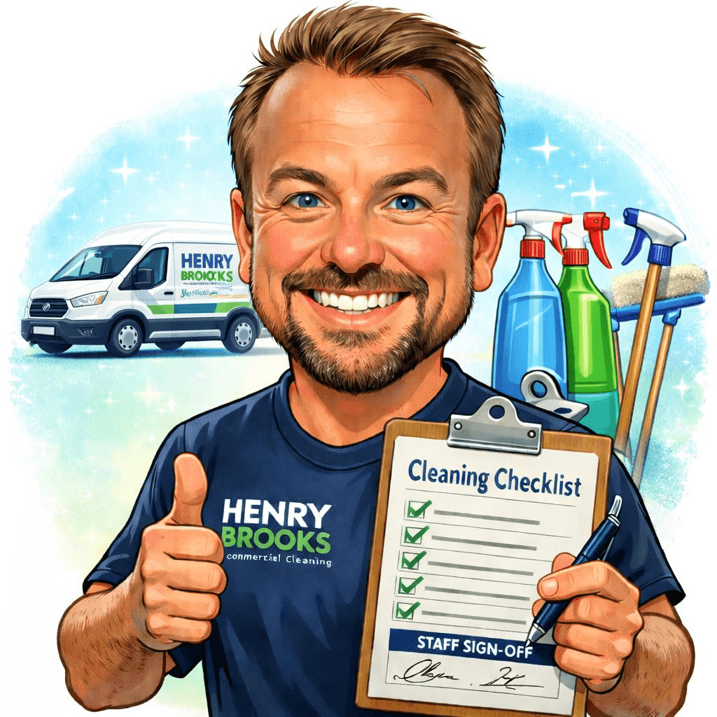 Jamie Jackson, Founder & Director of Henry-Brooks Total Cleaning Solutions Ltd